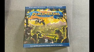 The Discriminating Gamer: Peacemakers: Horrors of War unboxing with Ray