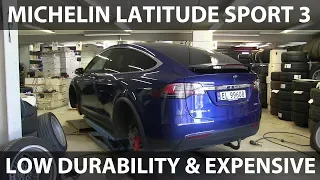 Standard Model X tires have poor durability