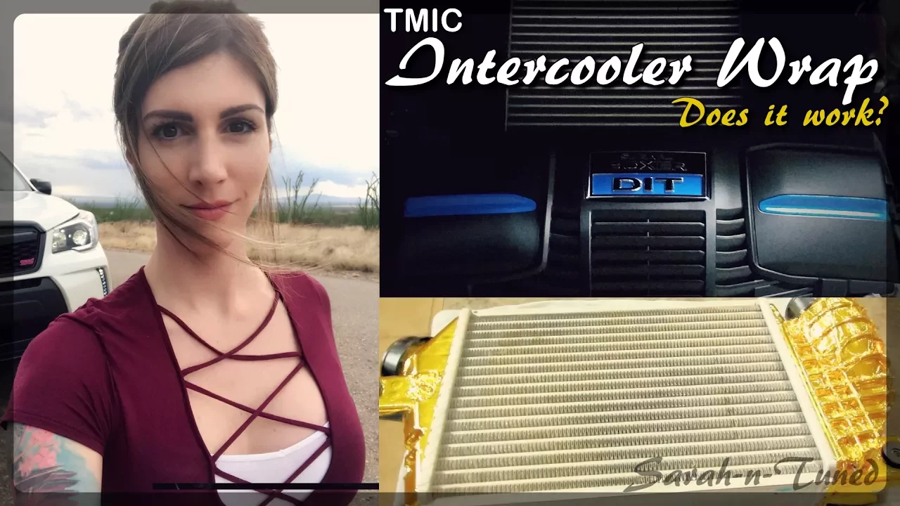 DEI Heat Wrap // Subaru Top Mount Intercooler