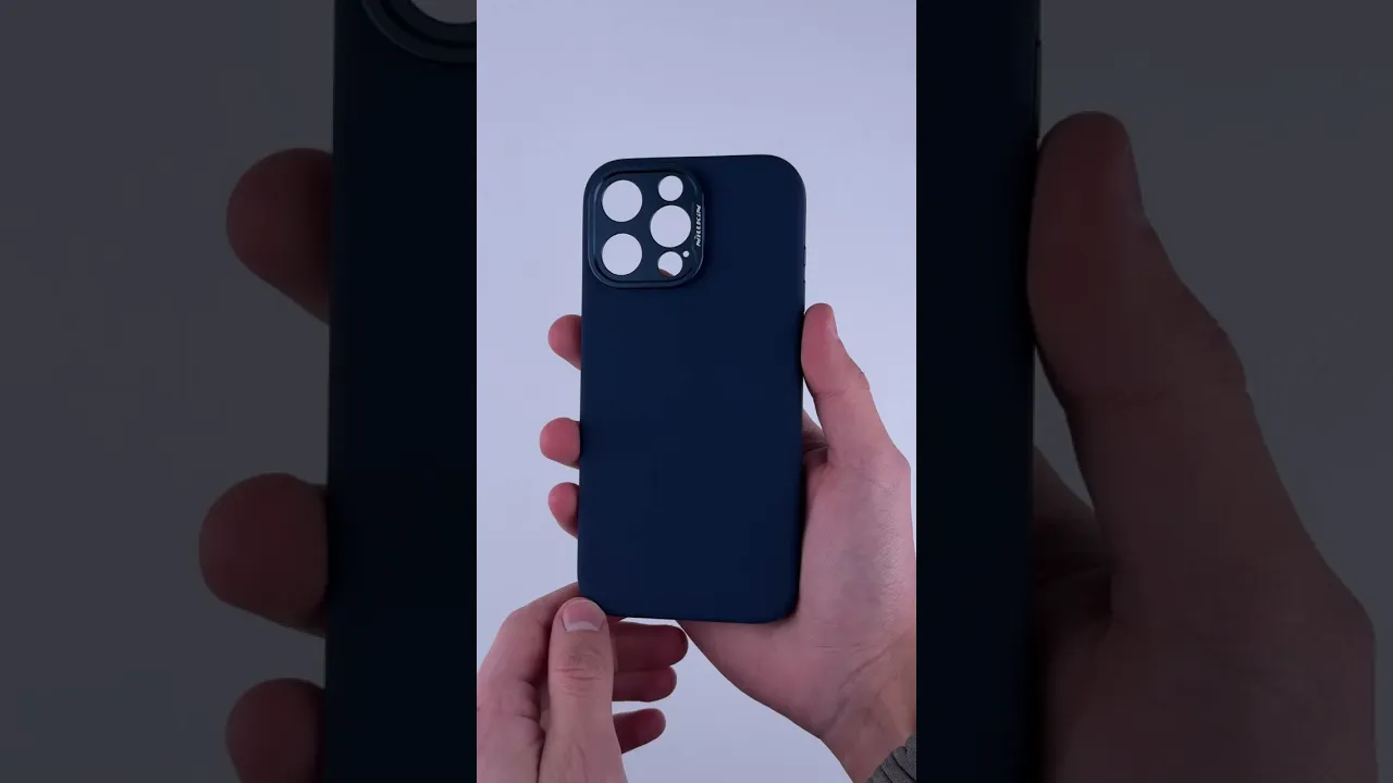 Чохол Silicone Nillkin LensWing Prop Magnetic для Apple iPhone 16 Pro (6.3"), Синій / Blue