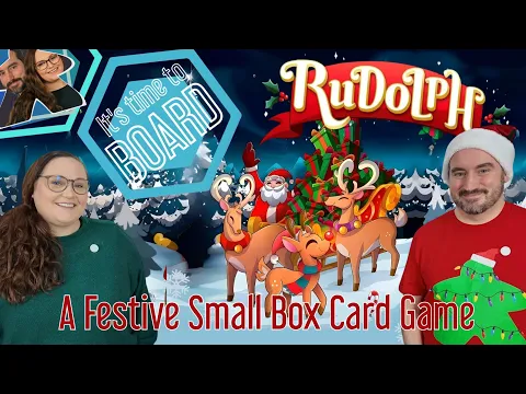 Rudolph - A Christmas card game from Devir. Our Review & Mini how to play