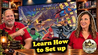 How to Set Up Legendary: A DC Deck Building Game | Step-by-Step Setup