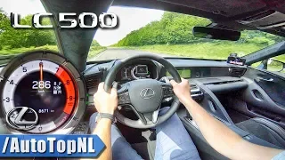 LEXUS LC 500 5.0 V8 477HP - 286km/h TOP SPEED on AUTOBAHN by AutoTopNL