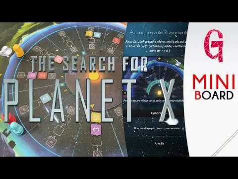 THE SEARCH FOR PLANET X - Il GIOCO da tavolo deduttivo per esplorare lo SPAZIO - Miniboard #41