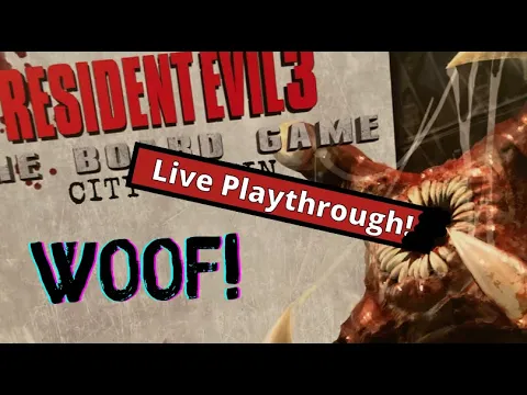 Resident Evil 3: The Board Game Solo: The Zombie Apocalypse is Nigh! (2-handed solo)