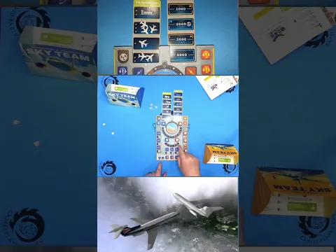 Heart-pounding fun: Test your plane landing Skills in Skyteam! #boardgamereview