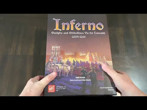 Inferno: Guelphs and Ghibellines Vie for Tuscany, 1259-1261 (GMT) - Unboxing and Overview
