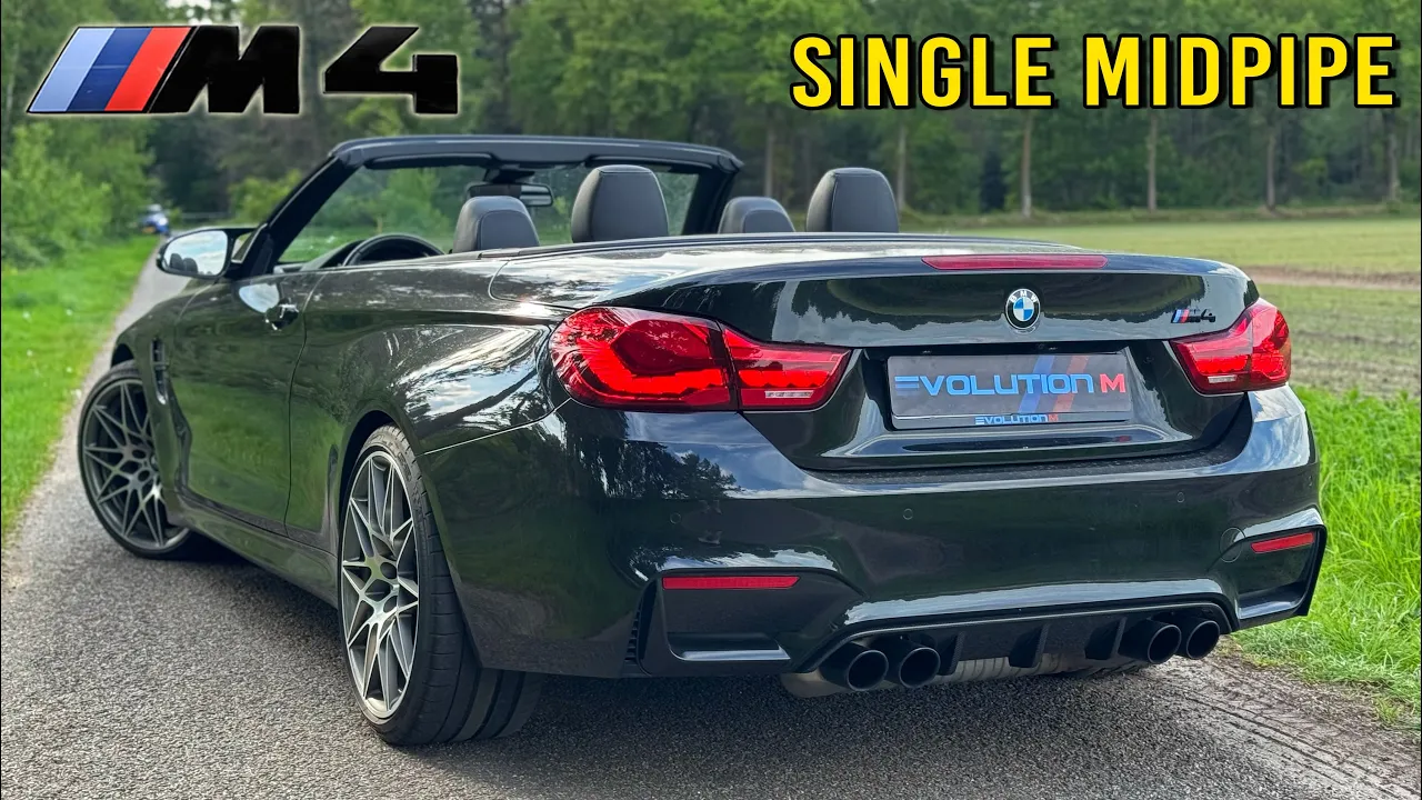 BMW M4 F83 Competition - DOWNPIPES & SINGLE MIDPIPE // REVIEW