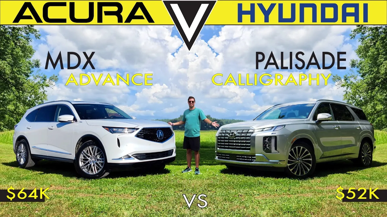 BADGE BATTLE! -- 2023 Hyundai Palisade vs. 2023 Acura MDX: Comparison