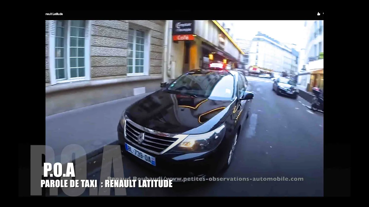 Renault Latitude - Parole de taxi