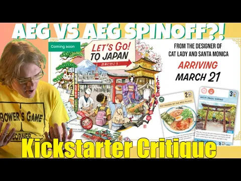 Let's Go! to Japan from AEG - Kickstarter Critique Review