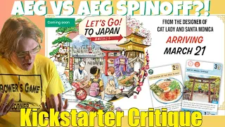 Let's Go! to Japan from AEG - Kickstarter Critique Review