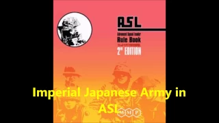 Imperial Japanese Army in Advanced squad leader
