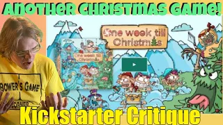 One week till Christmas - Fast fun family board game