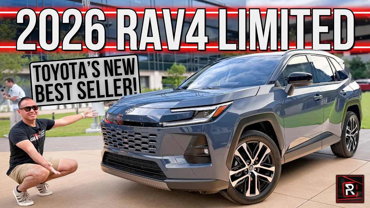 The 2026 Toyota RAV4 Limited Is A Re-Envisioned Hybrid Only Family SUV For The Masses