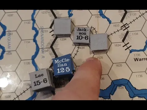 Lee Moves North - 1862 scenario - First time playing