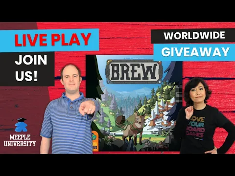 Brew Board Game - LIVE Playthrough & Worldwide Giveaway
