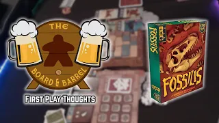 Board Game Review - Fossilis - First Play Thoughts