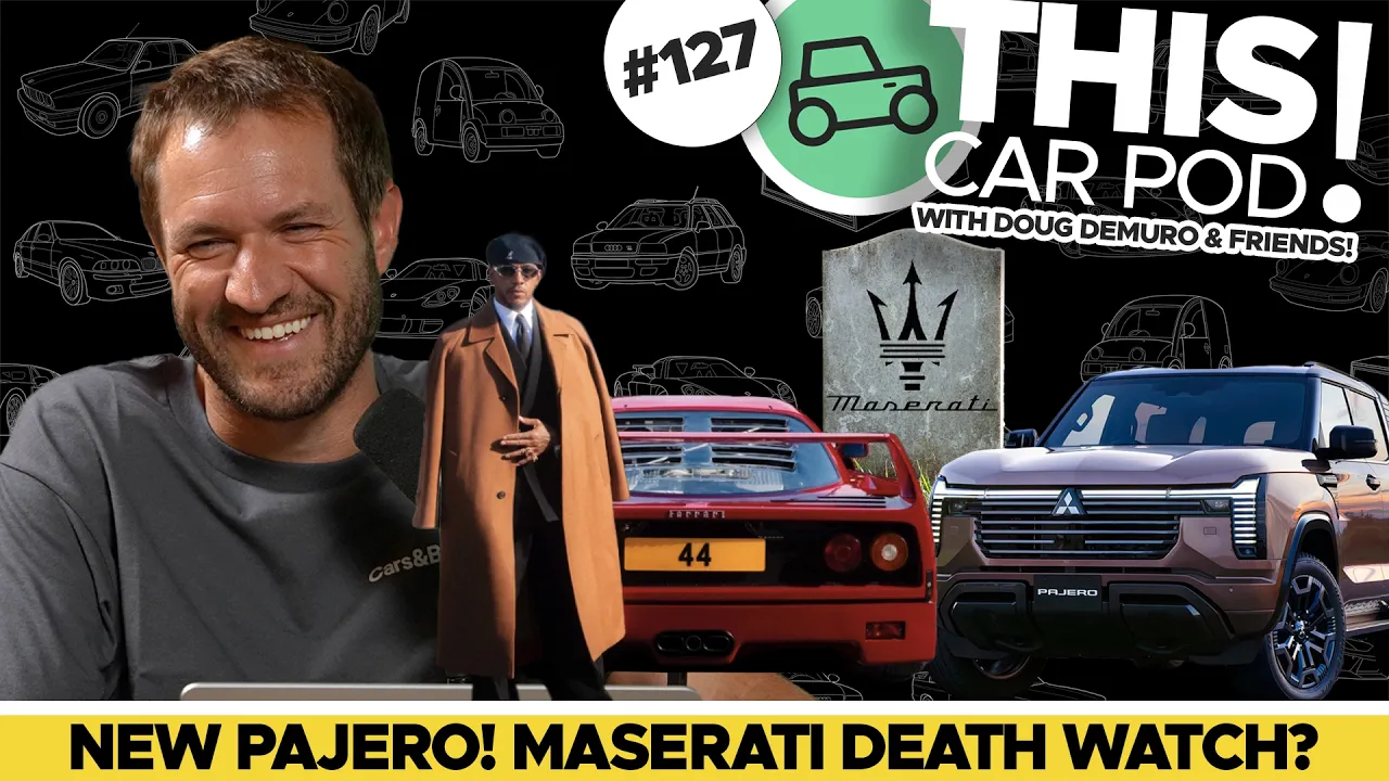 The New Mitsubishi Pajero, Maserati's Death Spiral, and Lewis Hamilton's F40! THIS CAR POD! EP127