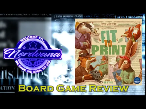 Fit to Print Board Game Review