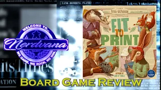 Fit to Print Board Game Review