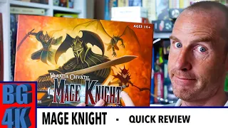 Mage Knight - Boardgames4K Review - Still Worth It?