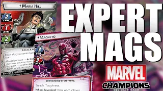 Marvel Champions Maria Hill vs Expert Magneto Live Replay