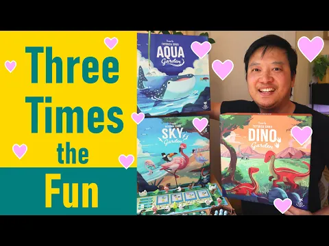 Three Zoo Games from Japan! - Aqua Garden, Sky Garden & Dino Garden