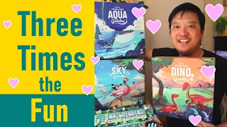 Three Zoo Games from Japan! - Aqua Garden, Sky Garden & Dino Garden