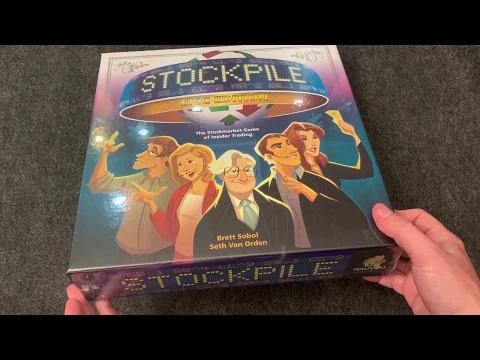 Stockpile Epic Edition - Unboxing - Kickstarter Exclusive - Stockpile Board Game