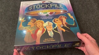 Stockpile Epic Edition - Unboxing - Kickstarter Exclusive - Stockpile Board Game