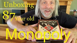 Unboxing an 87 year old Monopoly game