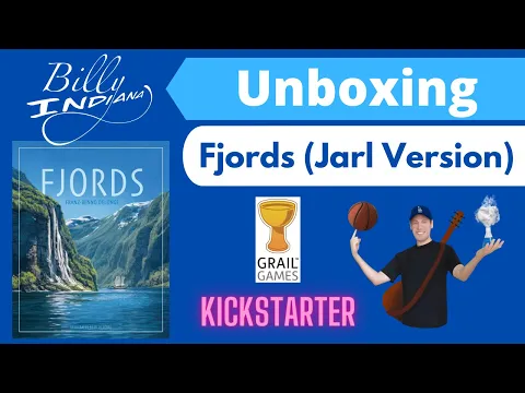 Fjords Board Game Unboxing (Kickstarter Edition - Jarl Backer Level)