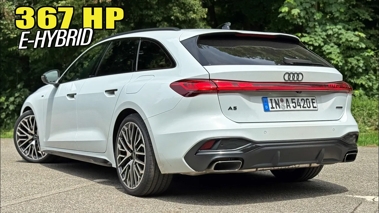 2025 NEW! Audi A5 Avant E-Hybrid Competition 367HP // REVIEW & 0-100