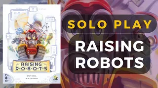 Raising Robots with Pets and Friends Expansion Cards Solo Playthrough | DaniCha