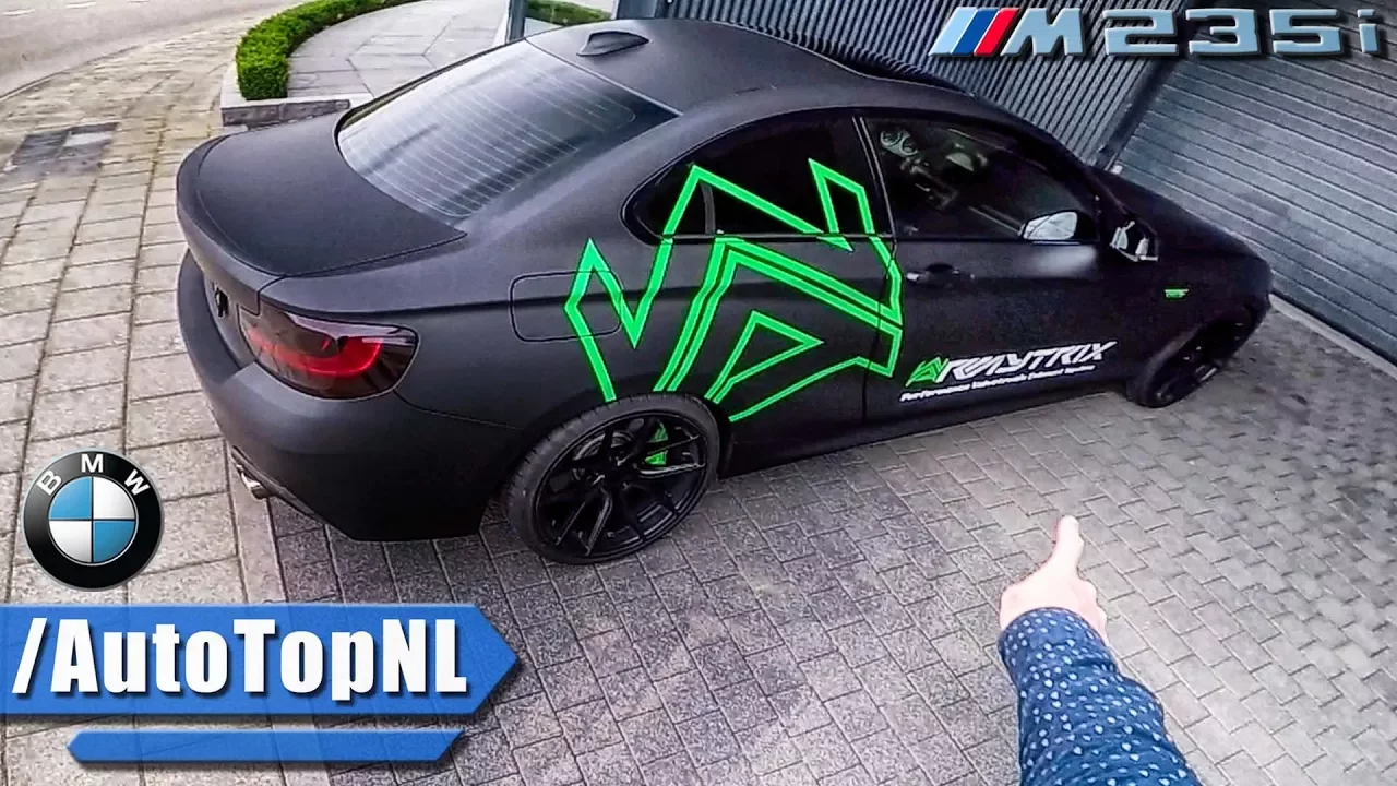 377HP BMW M235i REVIEW POV Test Drive ARMYTRIX EXHAUST by AutoTopNL
