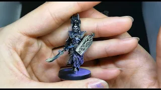 Painting Anubis warrior