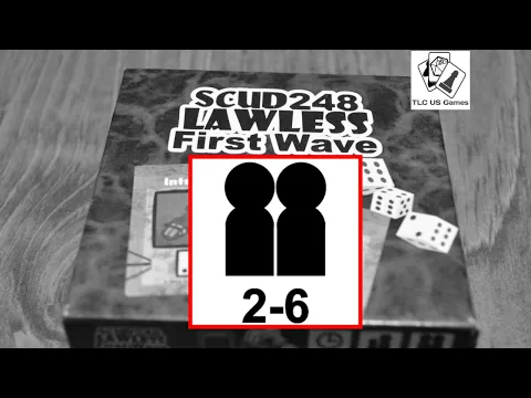 SCUD248 Lawless First Wave Pocket Travel Game Promo 1940s theme.