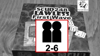 SCUD248 Lawless First Wave Pocket Travel Game Promo 1940s theme.