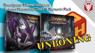 Boardgame Heaven Unboxing 176: Tanares Scenario & Penumbral Packs (Dragori Games)