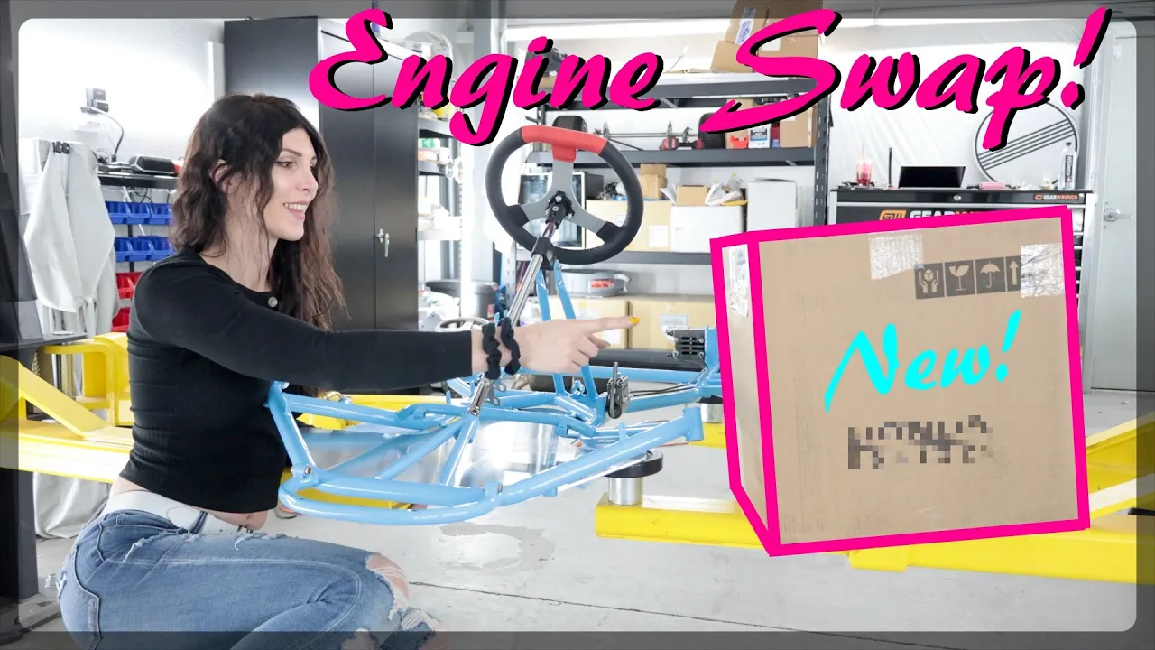 Changing Things Up w/ A Different Engine! // Emmick Kart Restoration