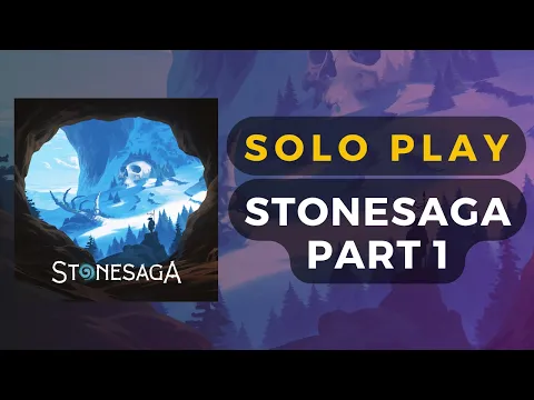 Stonesaga Board Game - Solo Gameplay - Day 1 - Seeds on the Wind Challenge | DaniCha