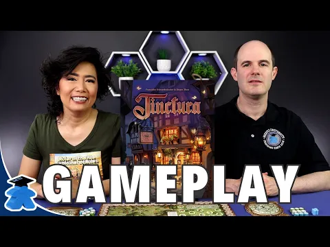 Tinctura - Mid Euro Board Game with Programming and Action Queuing Goodness. Board Game Playthrough