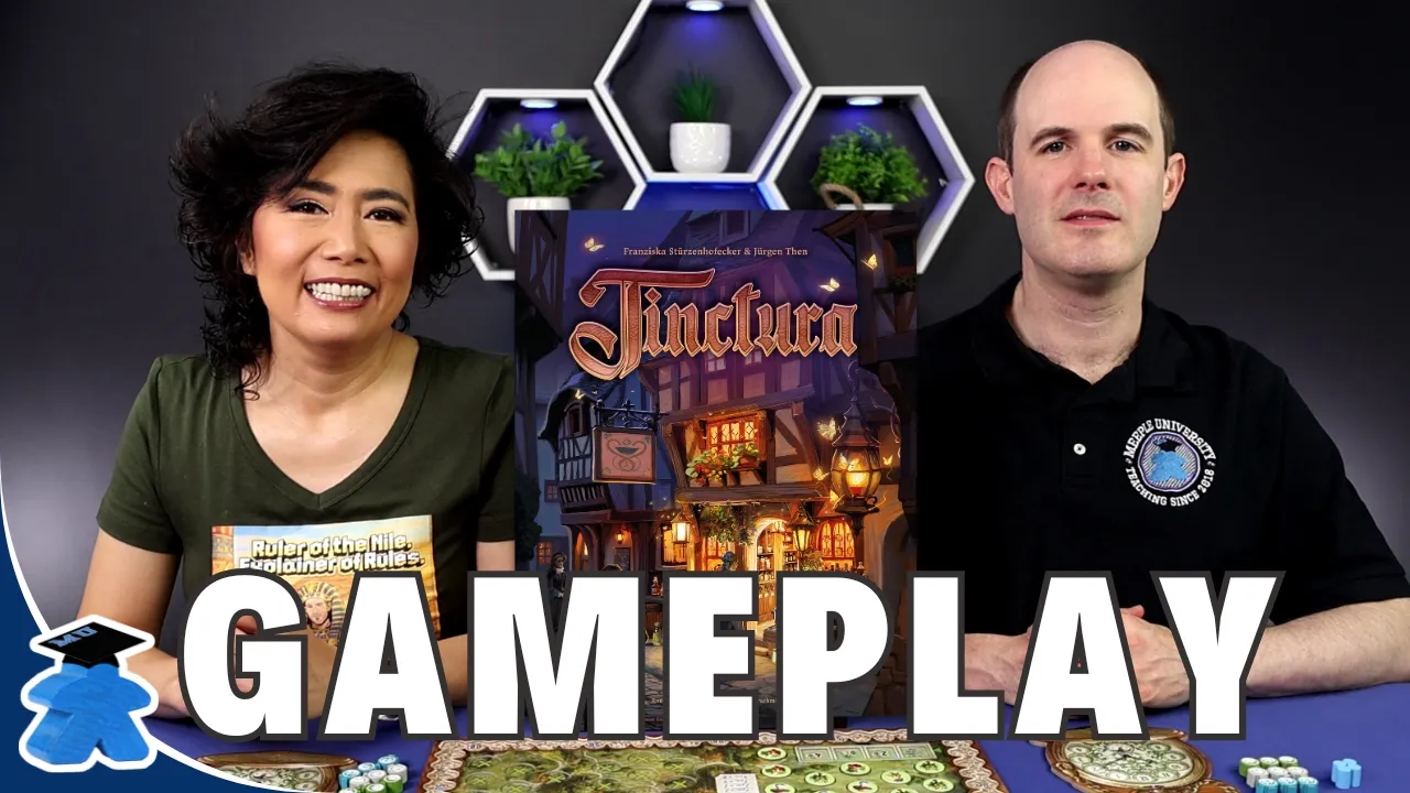 Tinctura - Mid Euro Board Game with Programming and Action Queuing Goodness. Board Game Playthrough