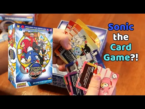 Sonic Speed Battle Card Game Unboxing | Fast-Paced Card Game for Sonic Fans!
