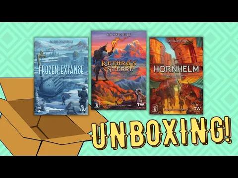 Unboxing Cartographers Map Packs 4-6!