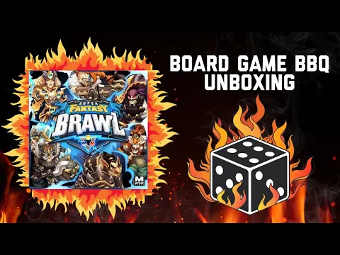 Board Game BBQ Super Fantasy Brawl Unboxing