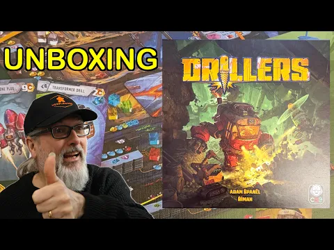 Unboxing Drillers | The Board Game from Czech Games Edition (CGE) | Roman Bednář & Adam Španěl