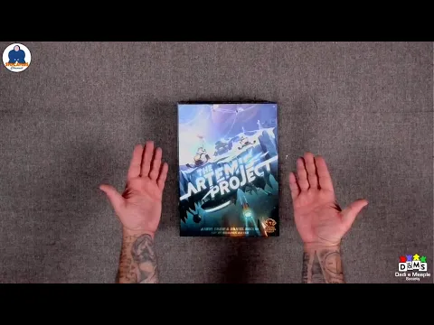 UNBOXING THE ARTEMIS PROJECT - Board Game - #indabox