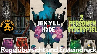 Jekyll vs Hyde - Kartenspiel - 2 Personen Stichspiel - Regeln + Ersteindruck - Brettspiel Teddy